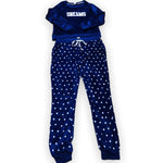 Load image into Gallery viewer, Women&#39;s Polyester Two Piece Plush Flannel Pajama Set
