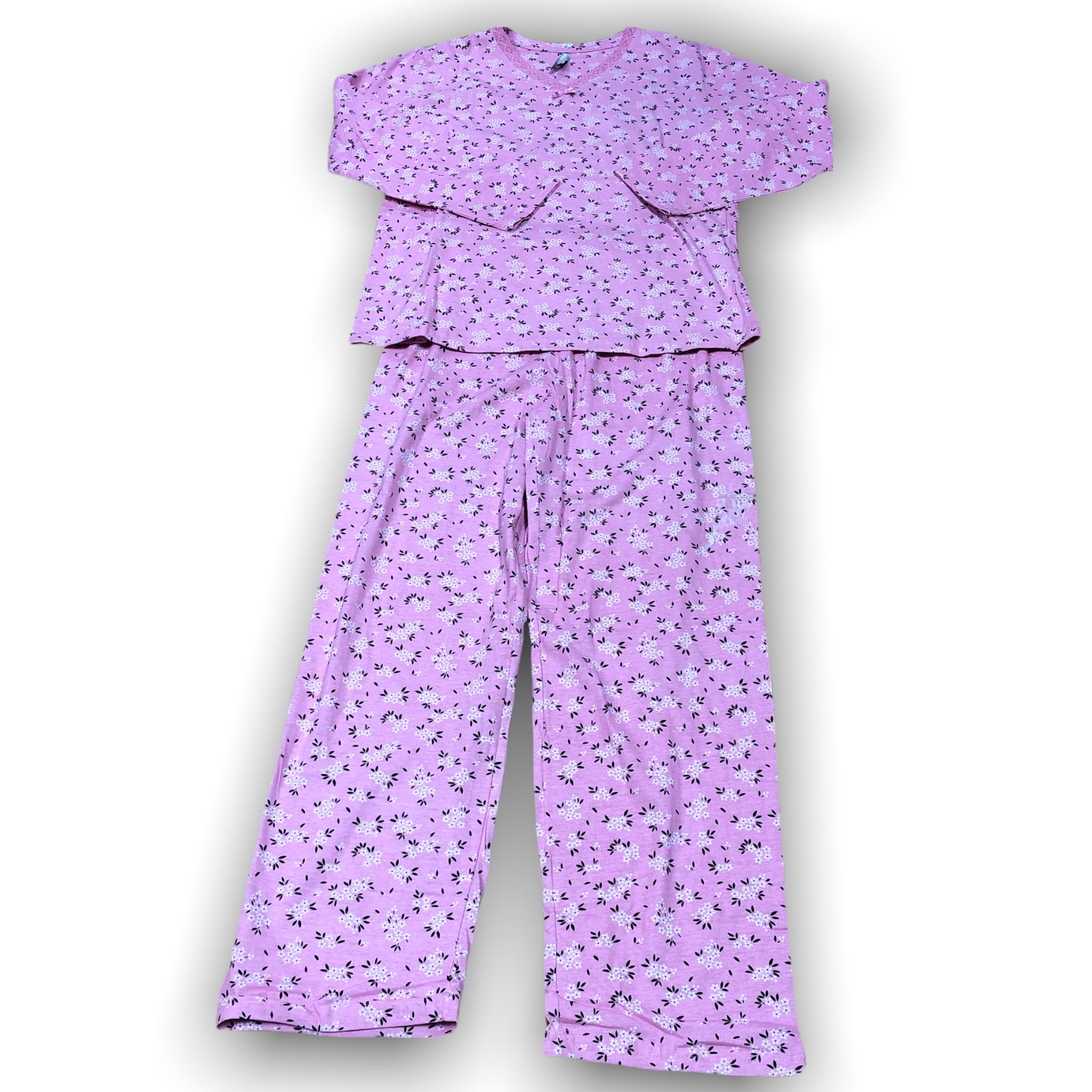 Women's Two Piece 100% Cotton Long Sleeve Pajama Sets