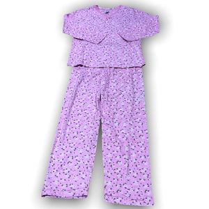 BULK BUY - Women's Two Piece 100% Cotton Long Sleeve Pajama Sets (6-Pack or 3-Pack)