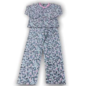 BULK BUY - Women's Two Piece 100% Cotton Long Sleeve Pajama Sets (6-Pack or 3-Pack)