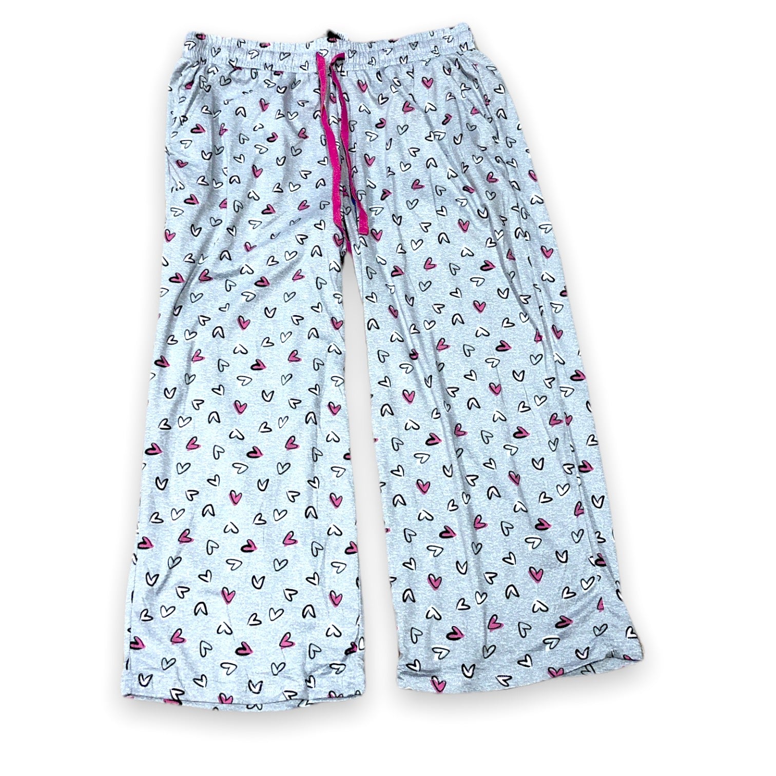 BULK BUY - Women's Peached Jersey Knit Open Leg Sleep Pants (6-Pack)