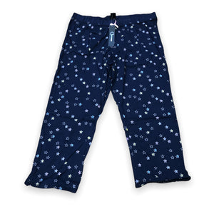Women's 100% Cotton Jersey Knit Capri Pants with Side Slits