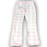 Load image into Gallery viewer, Women&#39;s Velour Long Bell Bottom Pants in Checker Print

