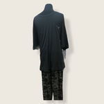 Load image into Gallery viewer, Mens 2 Piece Pajama Set with Short Sleeve T-Shirt &amp; Cuffed Pants
