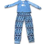 Load image into Gallery viewer, Women&#39;s Polyester Two Piece Plush Flannel Pajama Set
