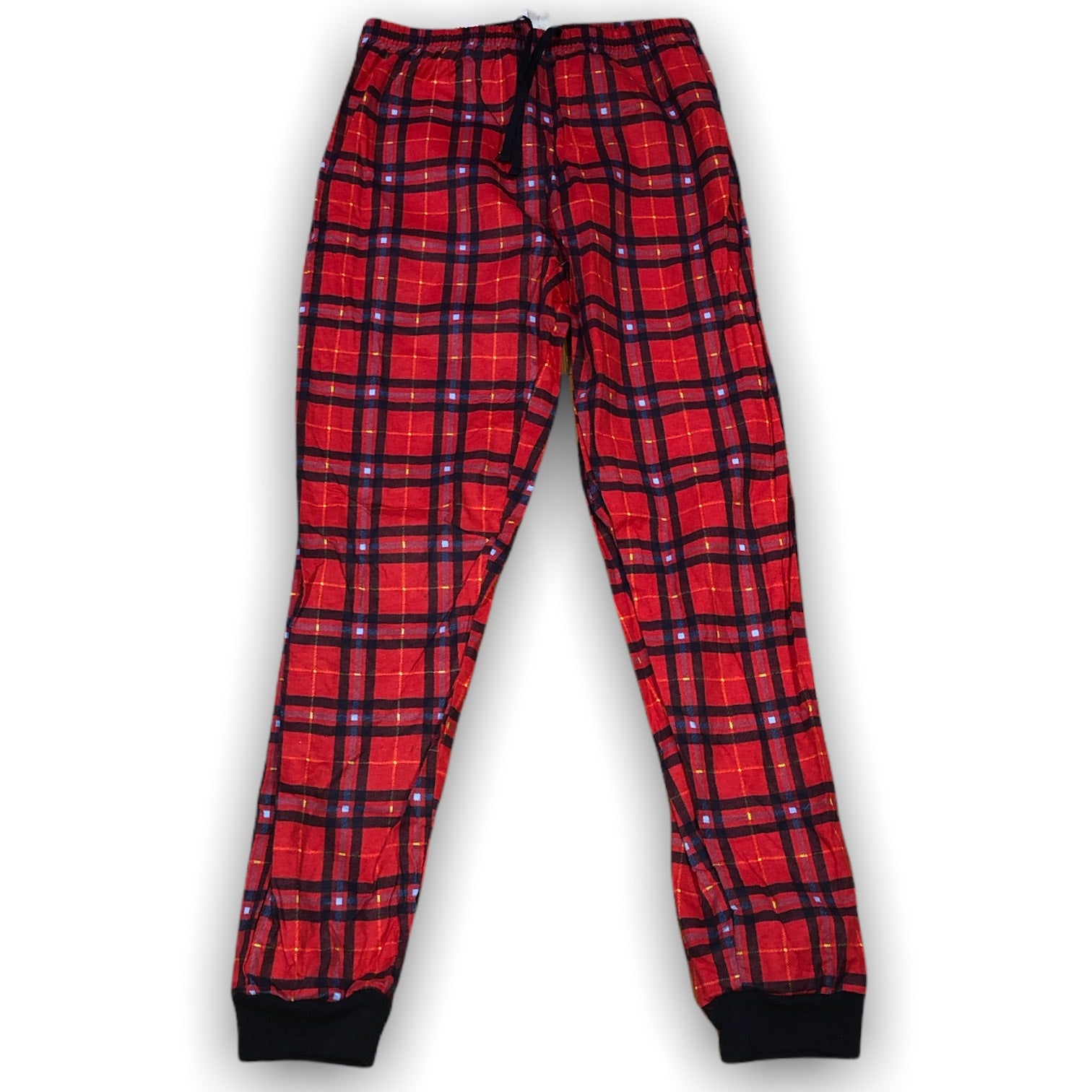Women's Long 100% Cotton Flannel Pants with Cuffs