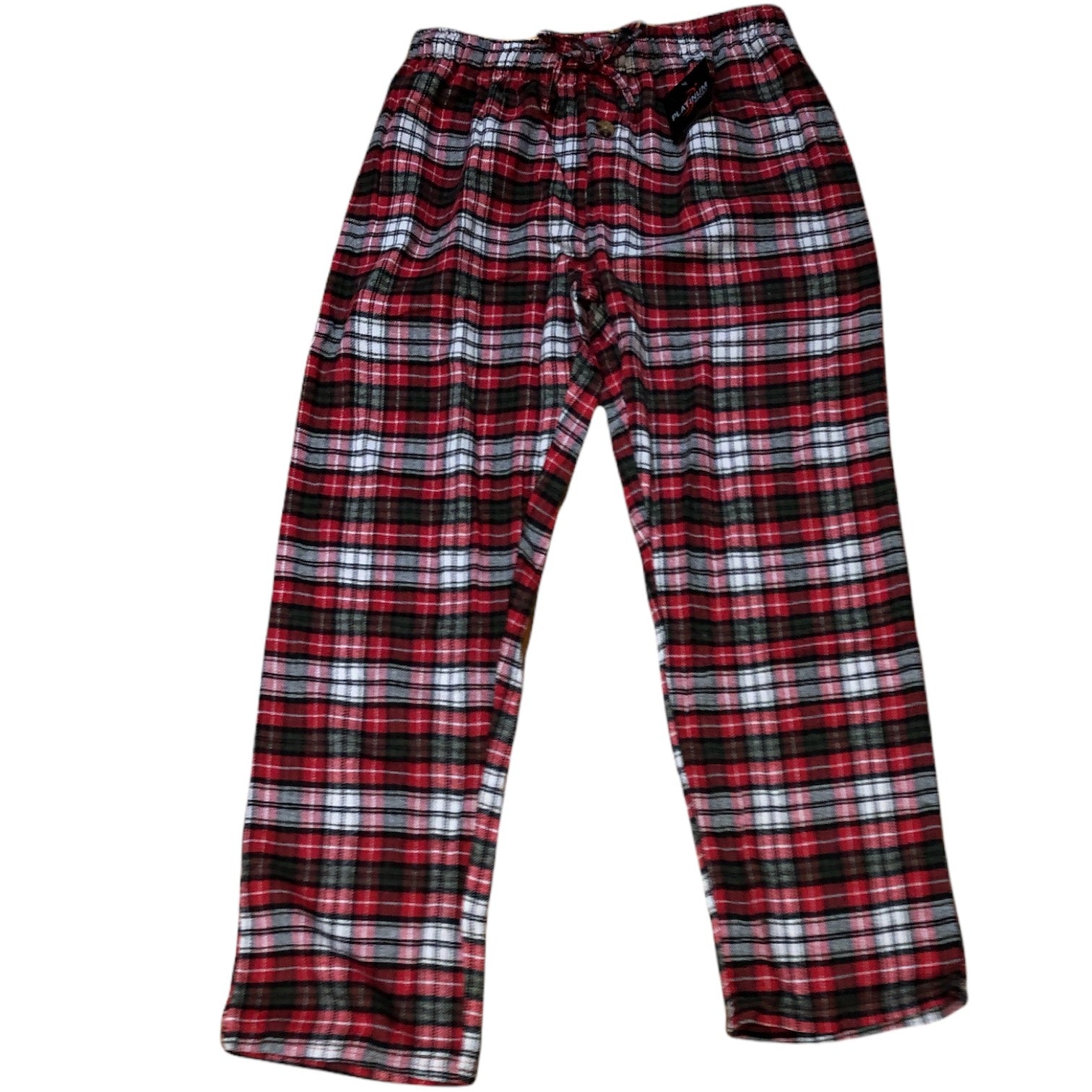 Men's 100% Cotton Flannel Plaid Sleep Pants